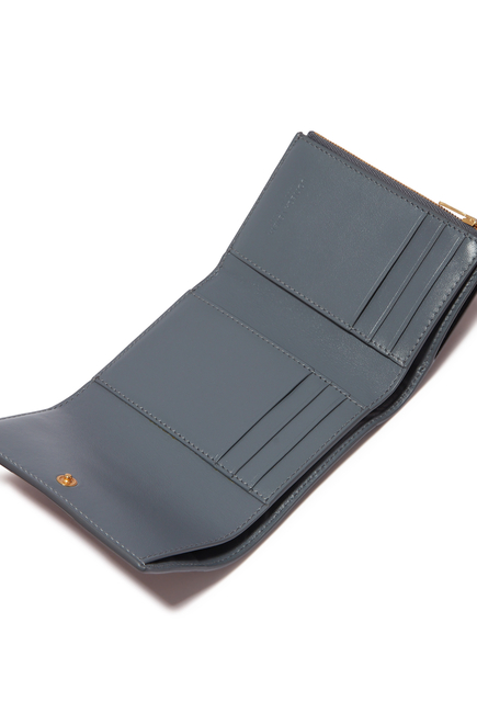 Intreccio Tri-Fold Zip Wallet